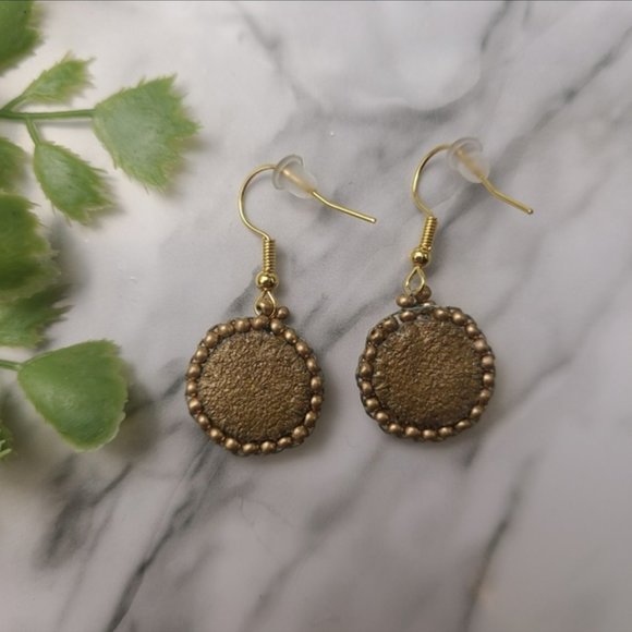 Pink And Orange Bohemian Beaded Mini Earrings - Picture 9 of 12